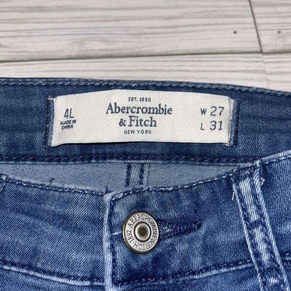 Abercrombie & fitch the A&F jegging denim jeans 4 long - Picture 3 of 6